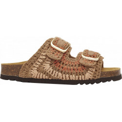 NOELLE CROCHET COGNAC/LIGHT BROWN/NUDE