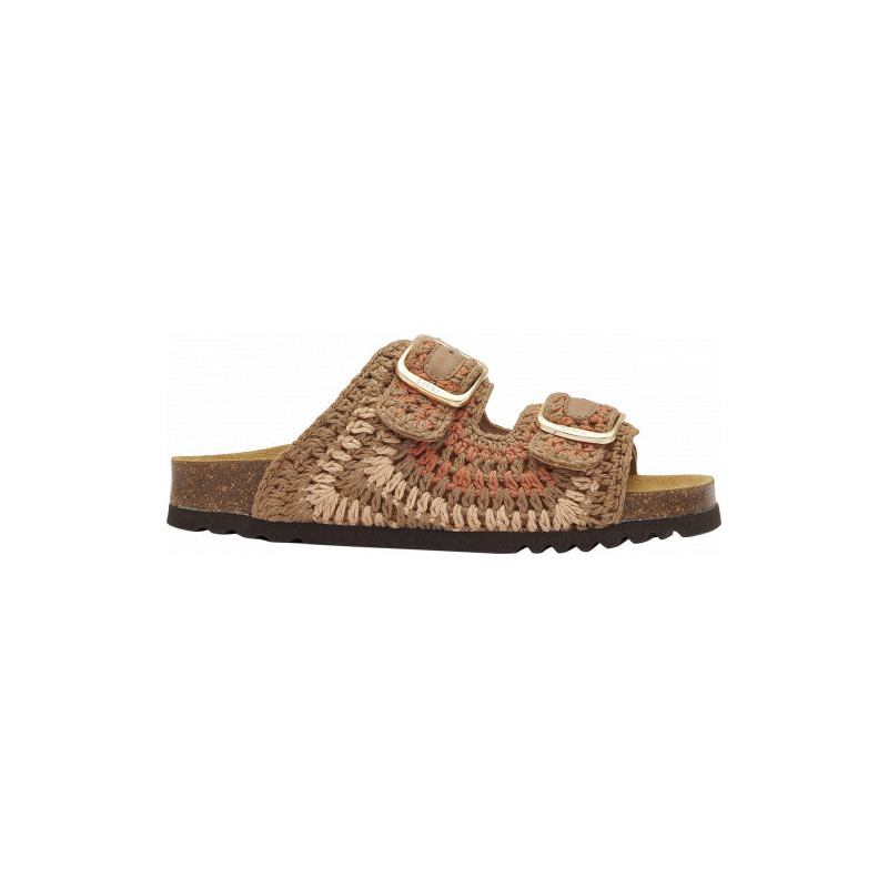 NOELLE CROCHET COGNAC/LIGHT BROWN/NUDE