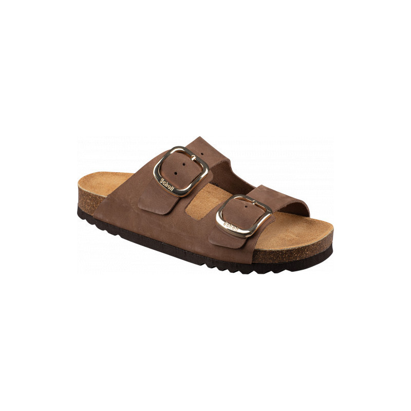 Pack 9 NOELLE NUBUCK LIGHT BROWN