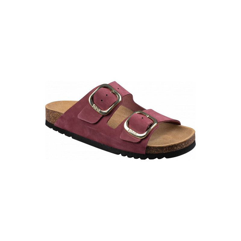 Pack 9 NOELLE NUBUCK DARK RED (BORDEAUX)