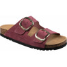 Pack 9 NOELLE NUBUCK DARK RED (BORDEAUX)