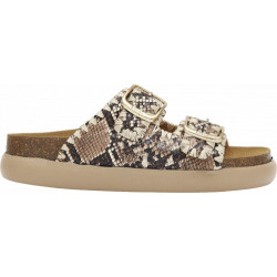 Pack 9 NOELLE CHUNKY SYNTHETIC PYTHON OFF WHITE