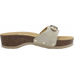 Pack 9 PESCURA HEEL CORK SUEDE SP OFF WHITE