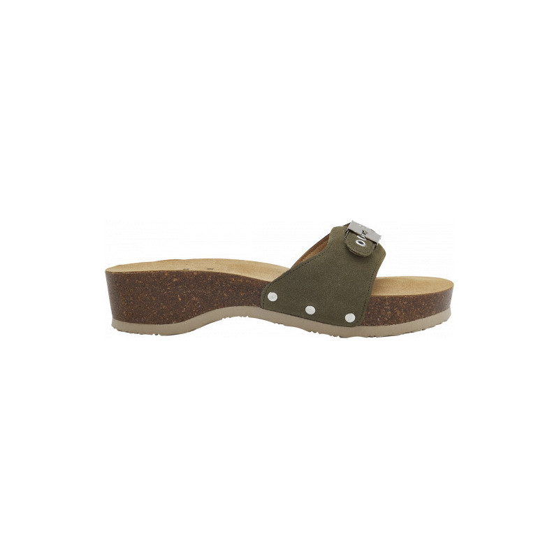 Pack 9 PESCURA HEEL CORK SUEDE SP KHAKI