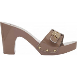 Pack 9 PESCURA CAMERON HIGH PATENT LEATHER TAUPE