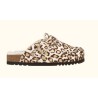 FAE NEW Pony Printed Leather / Sheepskin Beige Animalier