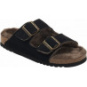 JOSEPHINE Suede Bis/ Sheepskin Black