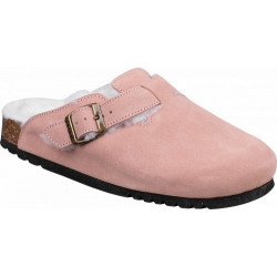 FAE Suede Bis/ Sheepskin Dusty Pink