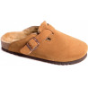 FAE Suede Bis/ Sheepskin Brown