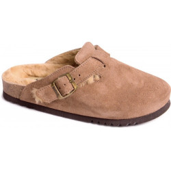 FAE Suede Bis/ Sheepskin Taupe