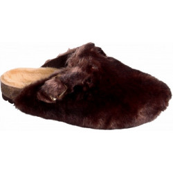 FAE Synthetic Fur/ Sheepskin Brown