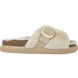 KATY Synthetic Fur+ Suede Beige