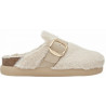 IVY BIG BUCKLE Synthetic Fur+ Suede Beige