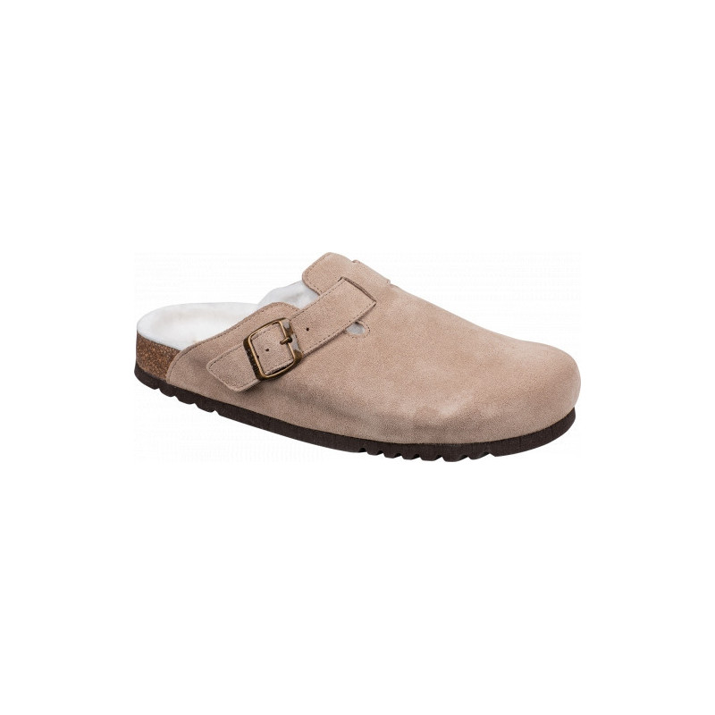 OLIVIER Suede Bis/ Sheepskin Dark Beige