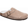 OLIVIER Suede Bis/ Sheepskin Dark Beige