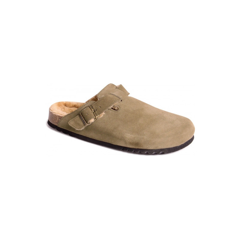 OLIVIER Suede Bis/ Sheepskin  Khaki