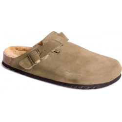 Pack 9 OLIVIER Suede Bis/Sheepskin Khaki