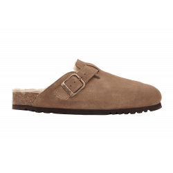 OLIVIER NEW SUEDE/SHEEPSKIN TAUPE