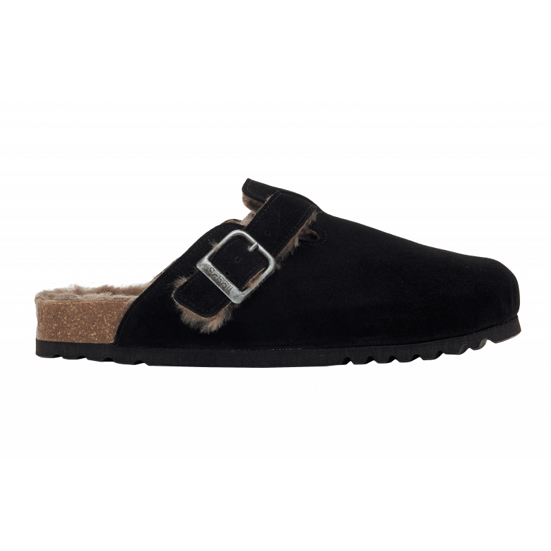 OLIVIER NEW SUEDE/SHEEPSKIN BLACK