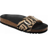 KATHLEEN PRINTED LEATHER ZEBRA BEIGE/BLACK